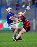 7 September 2025; Peter Hogan of Ballygunner in action against Stephen Roche of Mount Sion during the Waterford County Senior Club Hurling Championship final match between Ballygunner and Mount Sion at Walsh Park in Waterford. Photo by Piaras Ó Mídheach/Sportsfile