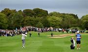 7 September 2025; Rory McIlroy of Northern Ireland plays from the 13th fairway during the final round of the Amgen Irish Open Golf Championship 2025 at The K Club in Straffan, Kildare. Photo by Ramsey Cardy/Sportsfile