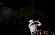 7 September 2025; Rory McIlroy of Northern Ireland watches his drive at the 16th tee box during the final round of the Amgen Irish Open Golf Championship 2025 at The K Club in Straffan, Kildare. Photo by Ramsey Cardy/Sportsfile