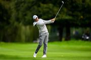 7 September 2025; Rory McIlroy of Northern Ireland plays from the 16th fairway during the final round of the Amgen Irish Open Golf Championship 2025 at The K Club in Straffan, Kildare. Photo by Ramsey Cardy/Sportsfile