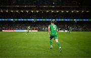 6 September 2025; Evan Ferguson of Republic of Ireland during the FIFA World Cup 2026 Group F qualifying match between Republic of Ireland and Hungary at the Aviva Stadium in Dublin. Photo by Stephen McCarthy/Sportsfile