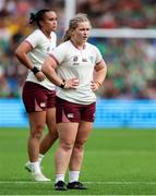 7 September 2025; Sadhbh McGrath of Ireland during the Women's Rugby World Cup 2025 Pool C match between New Zealand and Ireland at Brighton and Hove Community Stadium in Falmer, England. Photo by Harry Murphy/Sportsfile