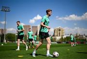8 September 2025; Nathan Collins during a Republic of Ireland training session at the AFF Technical Center Academy in Yerevan, Armenia. Photo by Stephen McCarthy/Sportsfile