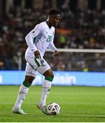 9 September 2025; Chiedozie Ogbene of Republic of Ireland during the FIFA World Cup 2026 Group F qualifying match between Armenia and Republic of Ireland at Vazgen Sargsyan Republican Stadium in Yerevan, Armenia. Photo by Stephen McCarthy/Sportsfile