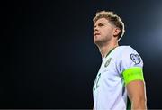 9 September 2025; Nathan Collins of Republic of Ireland before the FIFA World Cup 2026 Group F qualifying match between Armenia and Republic of Ireland at Vazgen Sargsyan Republican Stadium in Yerevan, Armenia. Photo by Stephen McCarthy/Sportsfile