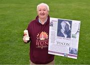 10 September 2025; Founder Frank Greally pictured at the launch of the 2025 Remembrance Run 5k supported by 123.ie and Evergreen Care which will be hosted in the Phoenix Park on November 9th 2025. For more information visit RemembranceRun.ie. Photo by Piaras Ó Mídheach/Sportsfile