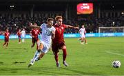 9 September 2025; Kasey McAteer of Republic of Ireland in action against Erik Piloyan of Armenia during the FIFA World Cup 2026 Group F qualifying match between Armenia and Republic of Ireland at Vazgen Sargsyan Republican Stadium in Yerevan, Armenia. Photo by Stephen McCarthy/Sportsfile