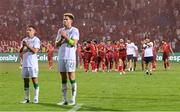 9 September 2025; Armenian players applaud their supporters after the FIFA World Cup 2026 Group F qualifying match between Armenia and Republic of Ireland at Vazgen Sargsyan Republican Stadium in Yerevan, Armenia. Photo by Stephen McCarthy/Sportsfile