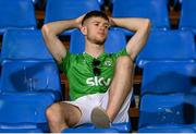 9 September 2025; A Republic of Ireland supporter after the FIFA World Cup 2026 Group F qualifying match between Armenia and Republic of Ireland at Vazgen Sargsyan Republican Stadium in Yerevan, Armenia. Photo by Stephen McCarthy/Sportsfile