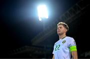 9 September 2025; Nathan Collins of Republic of Ireland before the FIFA World Cup 2026 Group F qualifying match between Armenia and Republic of Ireland at Vazgen Sargsyan Republican Stadium in Yerevan, Armenia. Photo by Stephen McCarthy/Sportsfile