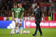 9 September 2025; Republic of Ireland strength and conditioning coach Pepe Lázaro Ramírez before the FIFA World Cup 2026 Group F qualifying match between Armenia and Republic of Ireland at Vazgen Sargsyan Republican Stadium in Yerevan, Armenia. Photo by Stephen McCarthy/Sportsfile