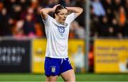 10 September 2025; Roisin Molloy of Athlone Town looks dejected after missing a shot on goal during the UEFA Women's Europa Cup first qualifying round first leg match between Glasgow City and Athlone Town at Petershill Park in Glasgow, Scotland. Photo by Ross MacDonald/Sportsfile