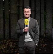 11 September 2025; Former Ireland goalkeeper Shay Given promoting Premier Sports – the home of live football and rugby including UEFA club competitions, English Premier League, BKT United Rugby Championship, Investec Champions Cup and EPCR Challenge Cup – pictured at the Premier Sports Season launch at St Stephen's Green in Dublin. Premier Sports is available as part of Sports Extra package on Sky, NOW and Virgin. Photo by David Fitzgerald/Sportsfile