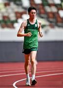 12 September 2025; Oisin Lane of Ireland during the official open training session ahead of the World Athletics Championships Tokyo 2025 at Japan National Stadium in Tokyo, Japan. Photo by Sam Barnes/Sportsfile