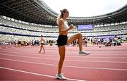 12 September 2025; Sharlene Mawdsley of Ireland during the official open training session ahead of the World Athletics Championships Tokyo 2025 at Japan National Stadium in Tokyo, Japan. Photo by Sam Barnes/Sportsfile