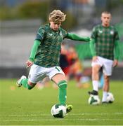 9 September 2025; Harry Vaughan of Republic of Ireland before the UEFA European U21 Championship qualifying match between Republic of Ireland and Andorra at Tallaght Stadium in Dublin. Photo by Ramsey Cardy/Sportsfile