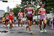 13 September 2025; Olivas Nunez of Mexico, left, and Hayato Katsuki of Japan competing in the men's 35 kilometres race walk during day one of the World Athletics Championships Tokyo 2025 at Japan National Stadium in Tokyo, Japan. Photo by Sam Barnes/Sportsfile