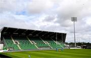 13 September 2025; A general view of the stadium before the pre-season friendly match between Leinster and Cardiff at Tallaght Stadium in Dublin. Photo by Brendan Moran/Sportsfile