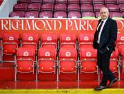 14 September 2025; Galway United manager John Caulfield before the Sports Direct Men’s FAI Cup quarter-final match between St Patrick’s Athletic and Galway United at Richmond Park in Dublin. Photo by Stephen McCarthy/Sportsfile
