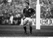 18 January 1992; David Curtis of Ireland during the Five Nations Rugby Championship match between Ireland and Wales at Lansdowne Road in Dublin. Photo by David Maher/Sportsfile