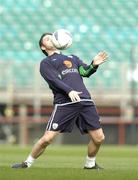 12 October 2004; Robbie Keane, Republic of Ireland, in action during squad training. Lansdowne Road, Dublin. Picture credit; David Maher / SPORTSFILE