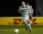 8 October 2004; Derek Treacy, Shamrock Rovers. eircom league, Premier Division, Shamrock Rovers v Derry City, Richmond Park, Dublin. Picture credit; Brian Lawless / SPORTSFILE