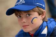 19 October 2013; Leinster supporter Cian O'Riordan, age 10, from Sandyford, Dublin, has his facepainted at the Volkswagen Fanzone. Heineken Cup 2013/14, Pool 1, Round 2, Leinster v Castres, RDS, Ballsbridge, Dublin.  Picture credit: Stephen McCarthy / SPORTSFILE