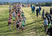 20 October 2013; Brian McMahon, Clonliffe Harriers, leads the way in the Gerry Farnan Cross Country 2013. Phoenix Park, Dublin. Picture credit: Ramsey Cardy / SPORTSFILE