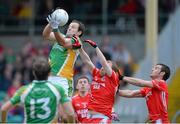 20 October 2013; Michael Murphy, Glenswilly, in action against Shane Molloy, Killybegs. Donegal County Senior Club Football Championship Final, Glenswilly v Killybegs, MacCumhaill Park, Ballybofey, Co. Donegal. Picture credit: David Maher / SPORTSFILE