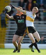 20 October 2013; Colm Cooper, Dr. Crokes, in action against Ferghal McNamara, Austin Stacks. Kerry County Senior Club Football Championship Final, Dr. Crokes v Austin Stacks, Fitzgerald Stadium, Killarney, Co. Kerry. Picture credit: Brendan Moran / SPORTSFILE