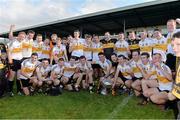 20 October 2013; The Dr. Crokes team celebrate with the Bishop Moynihan cup after the game. Kerry County Senior Club Football Championship Final, Dr. Crokes v Austin Stacks, Fitzgerald Stadium, Killarney, Co. Kerry. Picture credit: Brendan Moran / SPORTSFILE