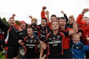 20 October 2013; Oulart-the-Ballagh players celebrate after winning the Wexford County Senior Club Hurling Championship for the fifth time in a row. Wexford County Senior Club Hurling Championship Final, Oulart-the-Ballagh v Ferns St Aidan's, Wexford Park, Wexford. Picture credit: Matt Browne / SPORTSFILE