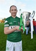 20 October 2013; Portlaoise captain Brian McCormack with the cup after the game. Laois County Senior Club Football Championship Final, Portlaoise v Arles - Killeen, O'Moore Park, Portlaoise, Co. Laois. Picture credit: Barry Cregg / SPORTSFILE