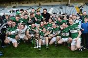 20 October 2013; The Portlaoise team celebrate with the cup after the game. Laois County Senior Club Football Championship Final, Portlaoise v Arles - Killeen, O'Moore Park, Portlaoise, Co. Laois. Picture credit: Barry Cregg / SPORTSFILE