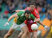 20 October 2013; Michael Murphy, Glenswilly, in action against Jason Noctor, Killybegs. Donegal County Senior Club Football Championship Final, Glenswilly v Killybegs, MacCumhaill Park, Ballybofey, Co. Donegal. Picture credit: David Maher / SPORTSFILE
