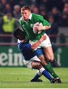 12 November 1996; Jonathon Bell, Ireland. International Friendly, Ireland v Western Samoa, Lansdowne Road, Dublin. Picture credit: Brendan Moran / SPORTSFILE