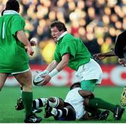 18 November 1995. Neil Francis, Ireland. International Friendly, Ireland v Fiji, Lansdowne Road, Dublin. Picture credit: Brendan Moran / SPORTSFILE.