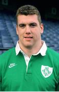 12 November 1995; Victor Costello, Ireland. Rugby. Picture credit: Ray McManus / SPORTSFILE