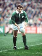 12 October 1991; Ralph Keyes, Ireland, in action against Scotland. Rugby World Cup 1991, Scotland v Ireland, Murrayfield, Edinburgh, Scotland. Picture credit: David Maher / SPORTSFILE