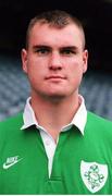 15 January 1996; Jeremy Davidson, Ireland. Ireland Rugby Squad Portraits, Lansdowne Road, Dublin. Picture credit: Brendan Moran / SPORTSFILE