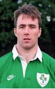 15 January 1996; Jim Staples, Ireland. Ireland Rugby Squad Portraits, Lansdowne Road, Dublin. Picture credit: Brendan Moran / SPORTSFILE