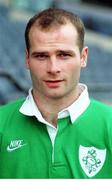30 January 1996; Paul Burke, Ireland. Ireland Rugby Squad Portraits 1996, Lansdowne Road, Dublin. Picture credit: Brendan Moran / SPORTSFILE