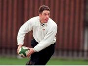 13 January 1996; David Humphreys, Ireland. Ireland Rugby Squad Training, Dublin. Picture credit: Brendan Moran / SPORTSFILE