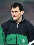 20 January 1996; Eric Elwood, Ireland. Five Nations Rugby Championship, Ireland v Scotland, Lansdowne Road, Dublin. Picture credit: Brendan Moran / SPORTSFILE