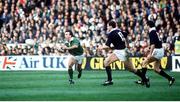 16 March 1991; David Curtis of Ireland in action against Scotland during the Five Nations Championship match between Scotland and Ireland at Murrayfield Stadium in Edinburgh, Scotland. Photo by Ray McManus/Sportsfile