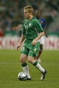 9 October 2004; Damien Duff, Republic of Ireland. FIFA World Cup 2006 Qualifier, France v Republic of Ireland, Stade de France, Paris, France. Picture credit; Brendan Moran / SPORTSFILE