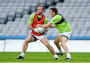 24 October 2013; Ireland's Neil McGee, left, and John Doyle in action during international rules training ahead of their second test against Australia on Saturday. Ireland International Rules Squad Training, Croke Park, Dublin. Picture credit: Matt Browne / SPORTSFILE