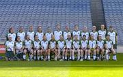 17 October 2004; The Ireland panel. 2004 Coca Cola International Camogie Competition Final, Ireland v Britain, Croke Park, Dublin. Picture credit; Brian Lawless / SPORTSFILE