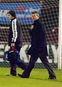 22 October 2004; Derry City manager Stephen Kenny and former Bohemians manager, returns to Dalymount Park for the first eircom league, Premier Division game since becoming manager. Bohemians v Derry City, Dalymount Park, Dublin. Picture credit; David Maher / SPORTSFILE