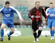24 October 2004; Dessie Baker, Longford Town, in action against Ben Whelehan, Waterford United. 2004 FAI Carlsberg Cup Final, Longford Town v Waterford United, Lansdowne Road, Dublin. Picture credit; David Maher / SPORTSFILE